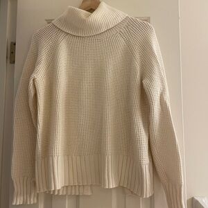 Madewell turtleneck sweater, cotton and wool